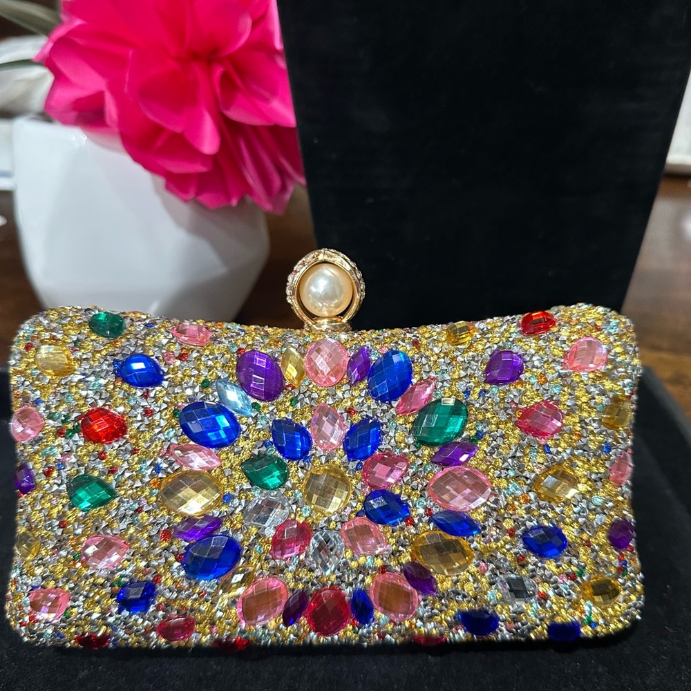 Jeweled Clutch Purse